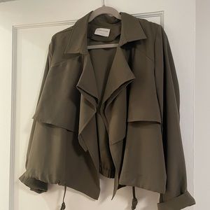 Modern Citizen cropped army green jacket
